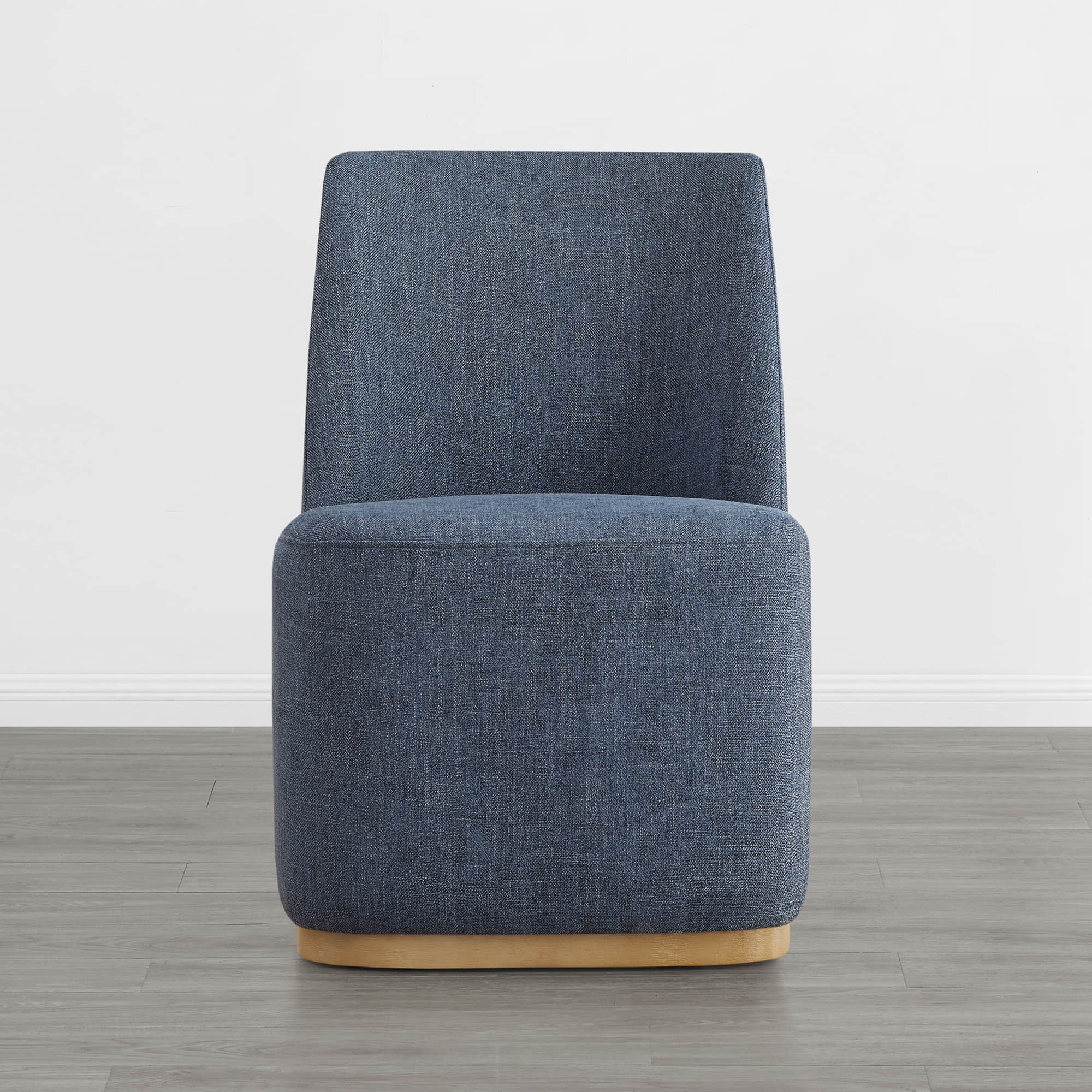 Lilibet Wingback Rolling Dining Chair With Casters