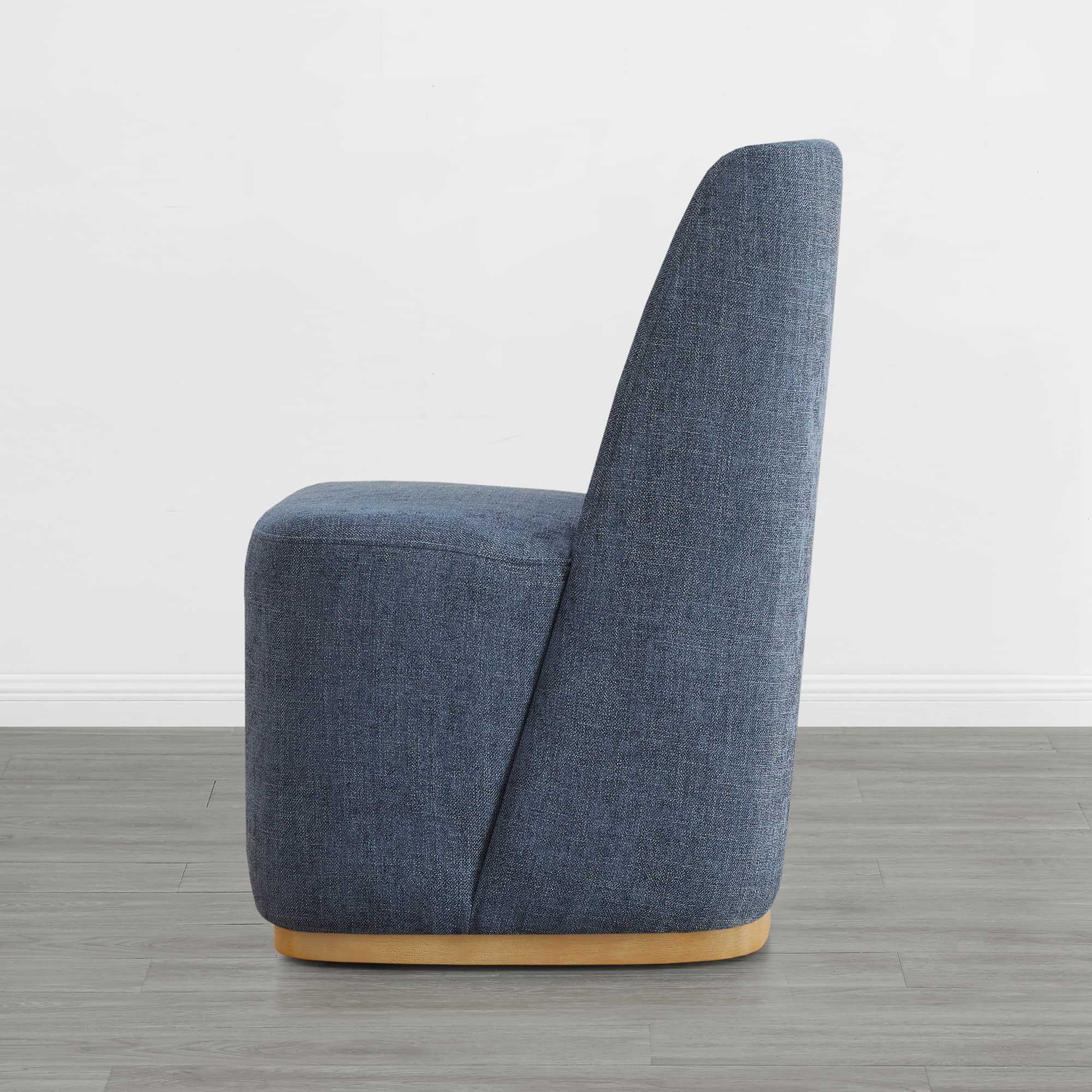 Lilibet Wingback Rolling Dining Chair With Casters