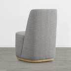 Lilibet Wingback Rolling Dining Chair With Casters