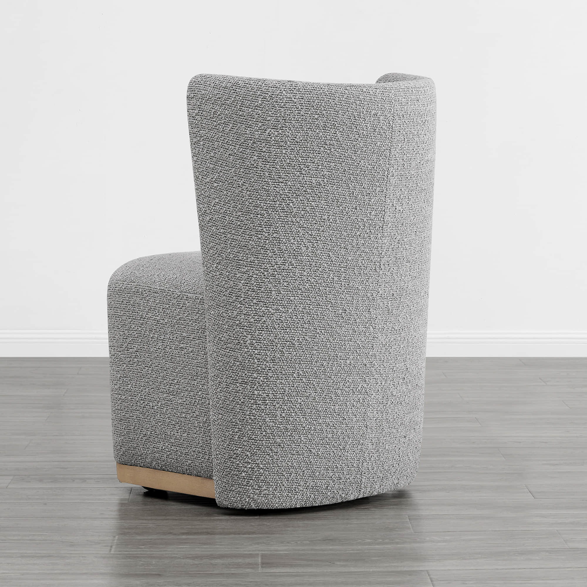 Lilibet Wingback Rolling Dining Chair With Casters