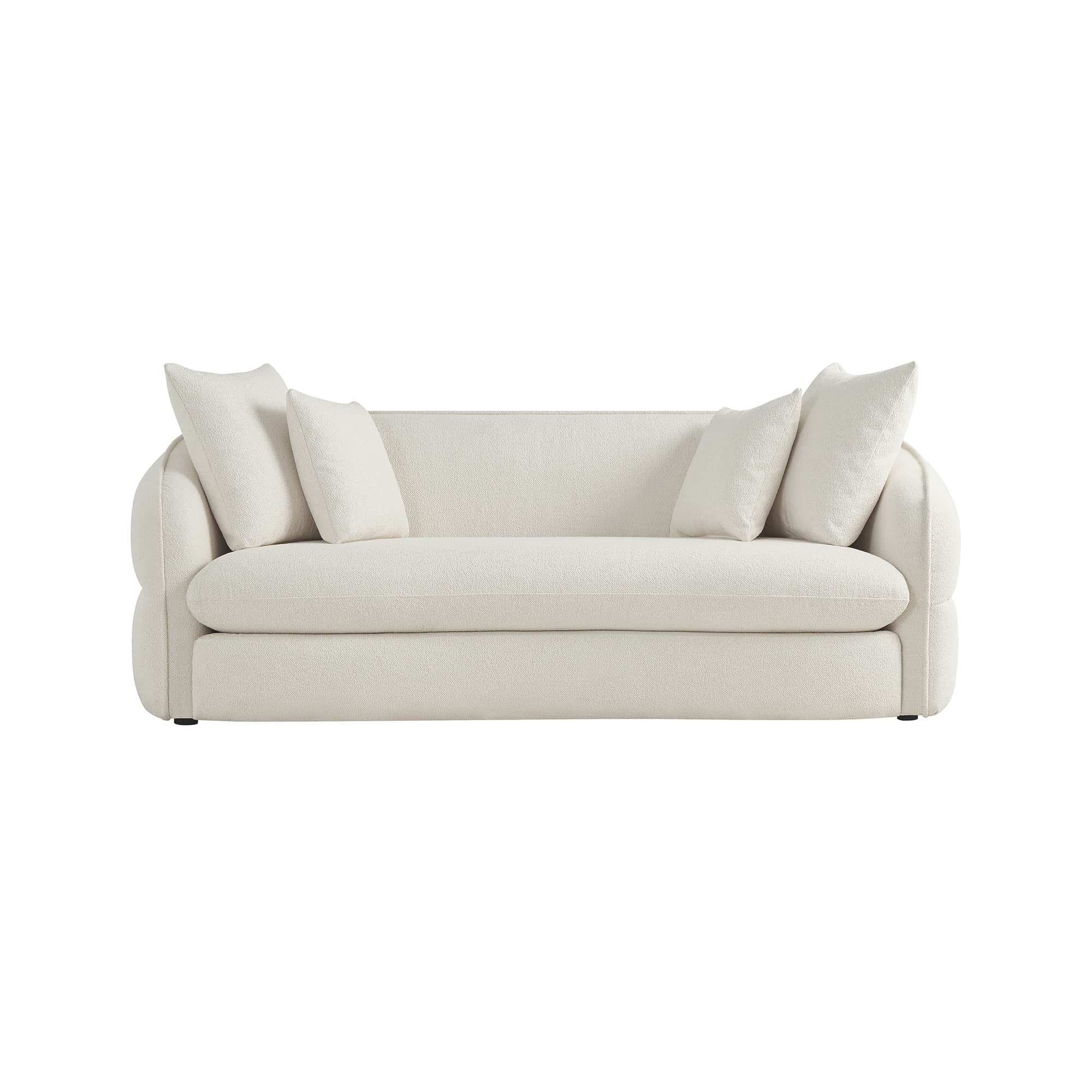 Dane Deep Seat Sofa with Tufted Sculptural Design