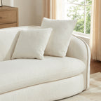 Dane Deep Seat Sofa with Tufted Sculptural Design