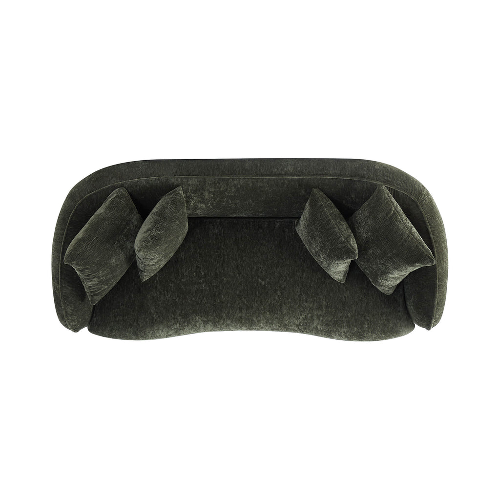 Dane Deep Seat Sofa with Tufted Sculptural Design