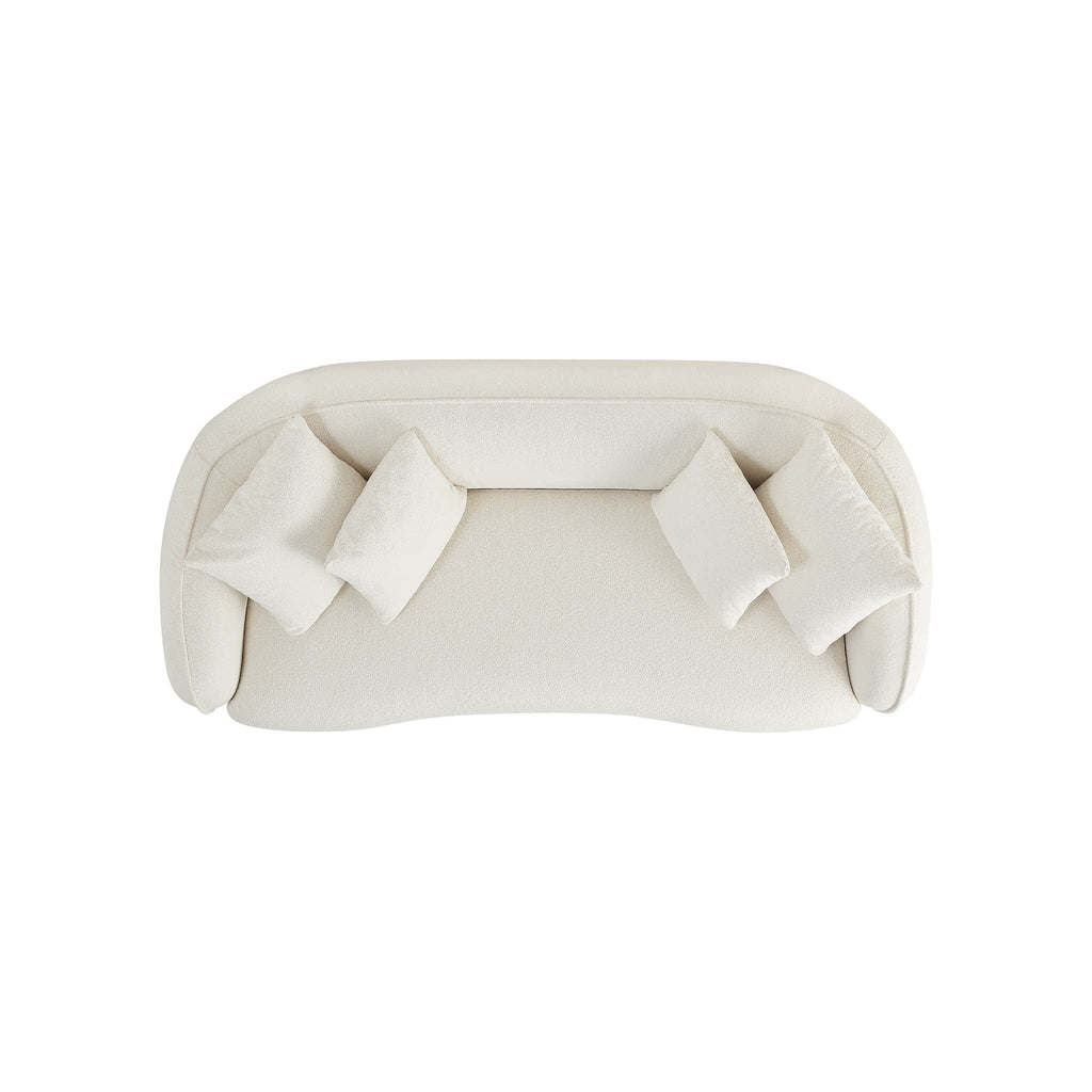 Dane Deep Seat Sofa with Tufted Sculptural Design