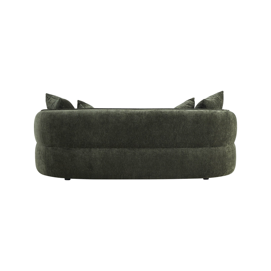 Dane Deep Seat Sofa with Tufted Sculptural Design