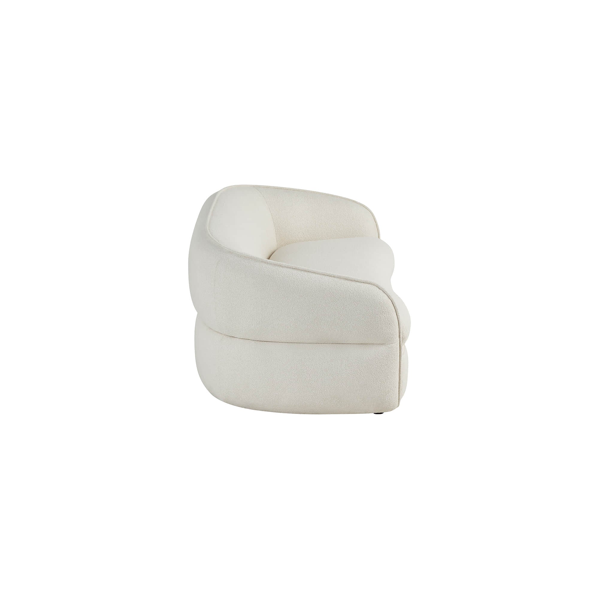 Dane Deep Seat Sofa with Tufted Sculptural Design