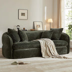 Dane Deep Seat Sofa with Tufted Sculptural Design
