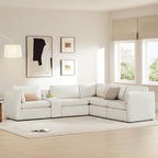 Delaney 5-Seat V Shaped Modular Sofa Chaise