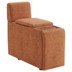 Delaney 5-Seat Modular Sofa Chaise with Storage Ottomans