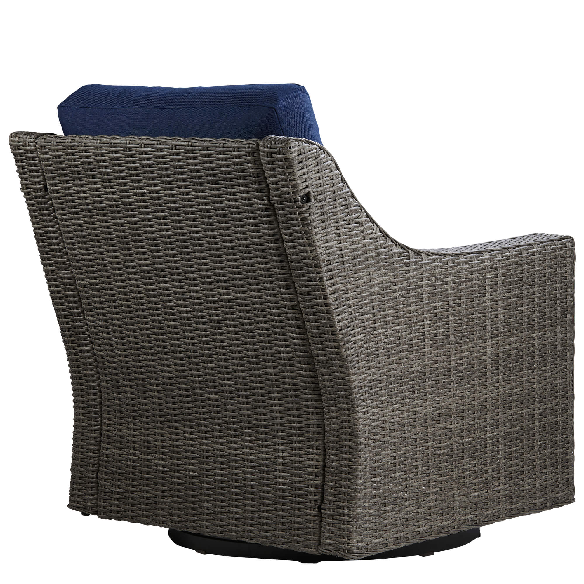 Elara Rattan Outdoor Rocking Swivel Accent Chair