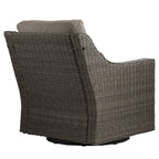 Elara Rattan Outdoor Rocking Swivel Accent Chair