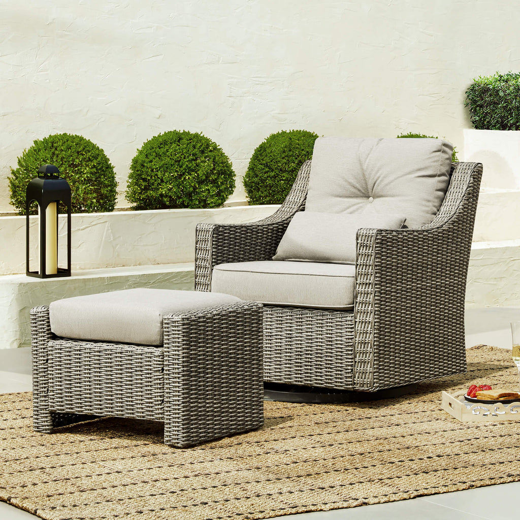 Elara Rattan Outdoor 5-Piece Patio Set