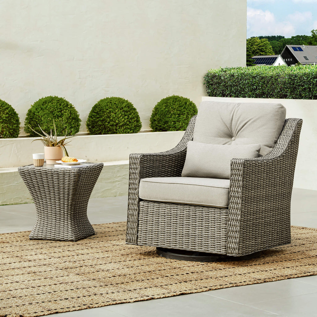 Elara Rattan Outdoor Bistro Set