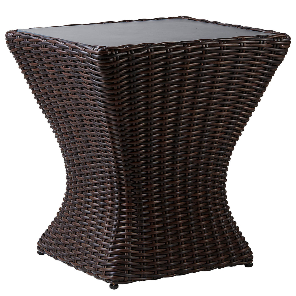 Elara Outdoor Rattan Sofa With Rocking Swivel Armchairs - 5 Seats