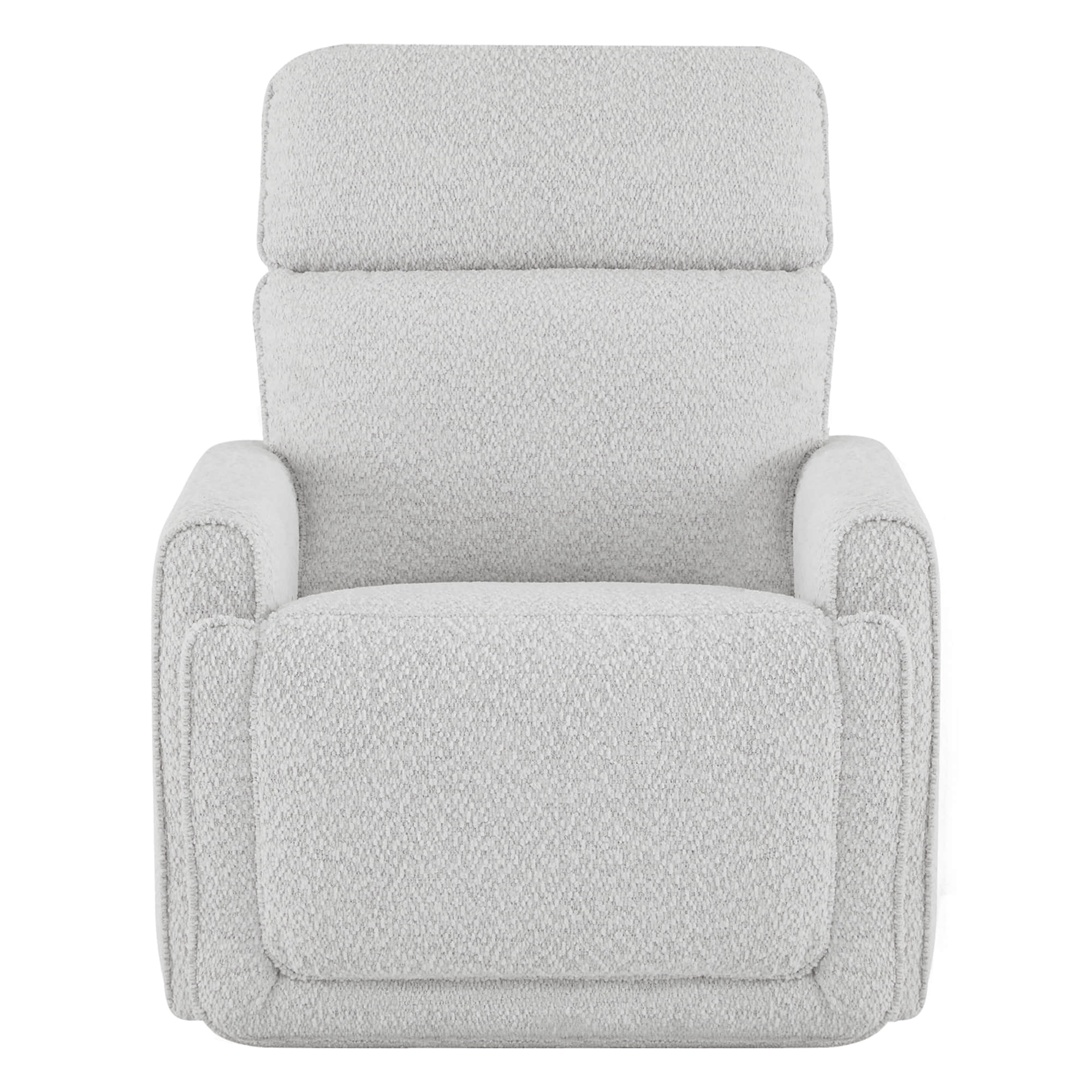 Elysian Power Swivel Nursery Glider Recliner with Adjustable Headrest