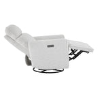 Elysian Power Swivel Nursery Glider Recliner with Adjustable Headrest