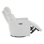 Elysian Power Swivel Nursery Glider Recliner with Adjustable Headrest