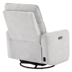 Elysian Power Swivel Nursery Glider Recliner with Adjustable Headrest