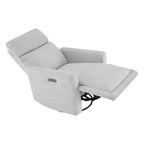 Elysian Power Swivel Nursery Glider Recliner with Adjustable Headrest