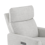 Elysian Power Swivel Nursery Glider Recliner with Adjustable Headrest
