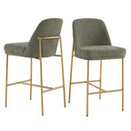 Golda Counter Stools with Metal Base
