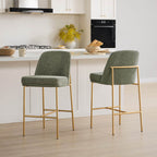 Golda Counter Stools with Metal Base