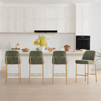 Golda Counter Stools with Metal Base