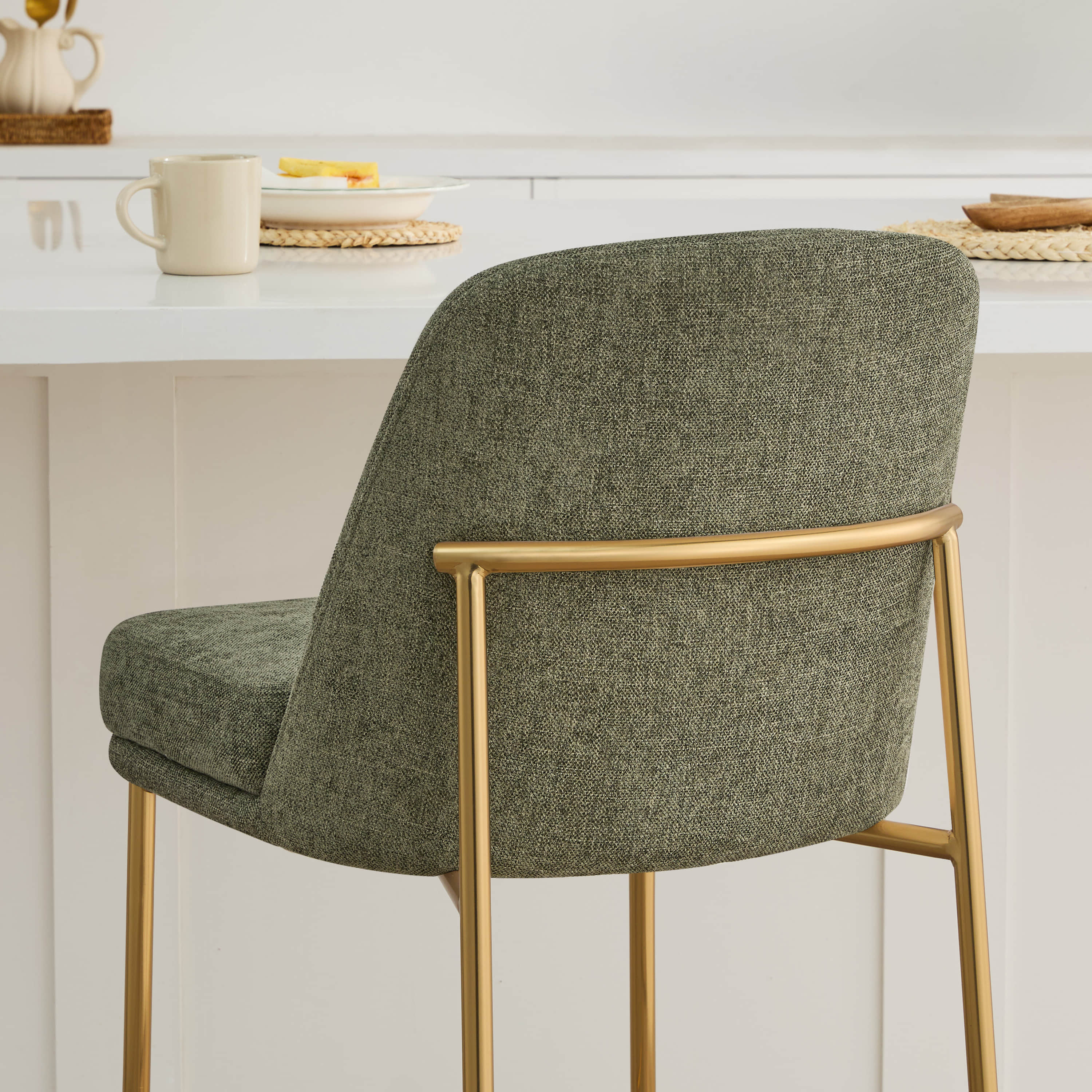 Golda Counter Stools with Metal Base