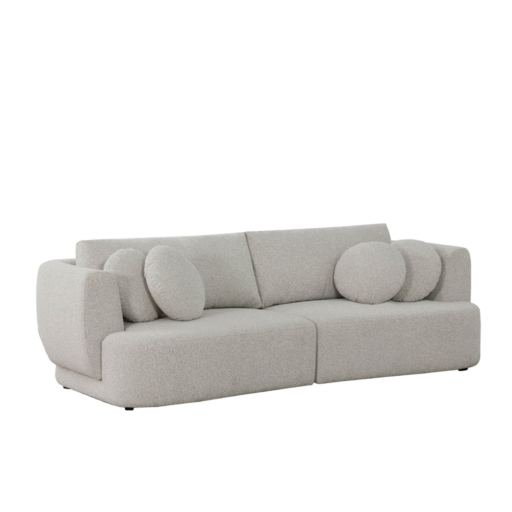 Grace 2-Seat Modular Curved Sofa – Generously Sized Design