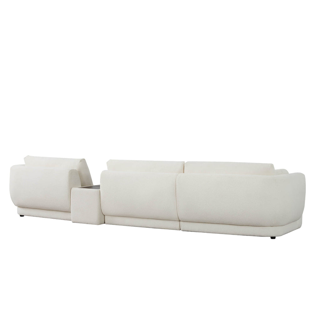 Grace 3-Seat Modular Curved Sofa – Generously Sized Design