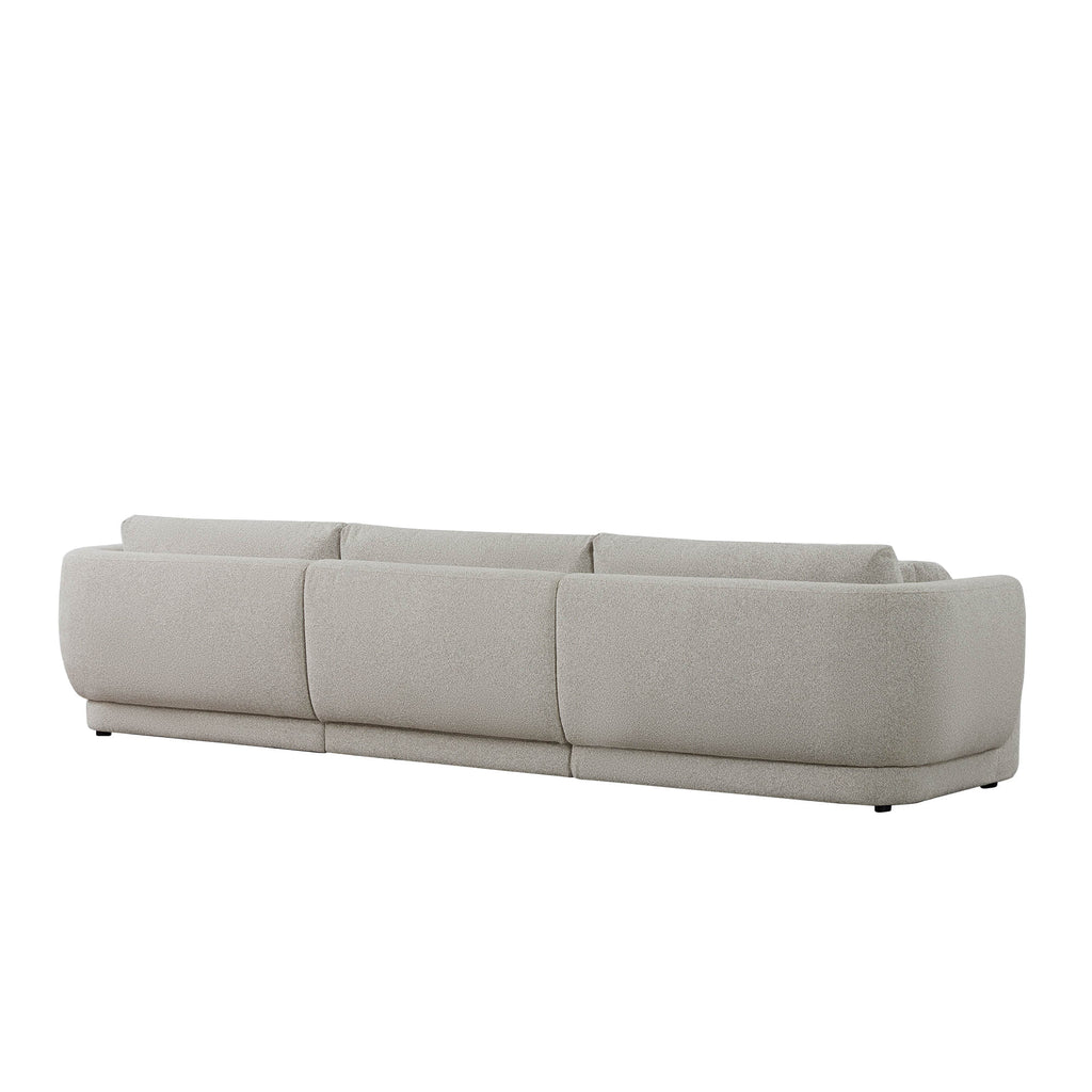 Grace 3-Seat Modular Curved Sofa – Generously Sized Design