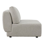 Fauteuil de salon modulaire sans accoudoirs Grace – Design aux dimensions généreuses