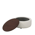 Grace Round Storage Coffee Ottoman