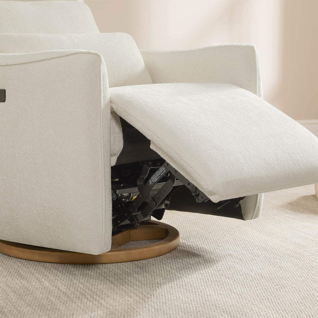 Janice Power Swivel Nursery Glider Recliner with Power Headrest