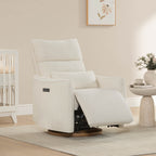 Janice Power Swivel Nursery Glider Recliner with Power Headrest