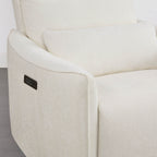 Janice Power Swivel Nursery Glider Recliner with Power Headrest