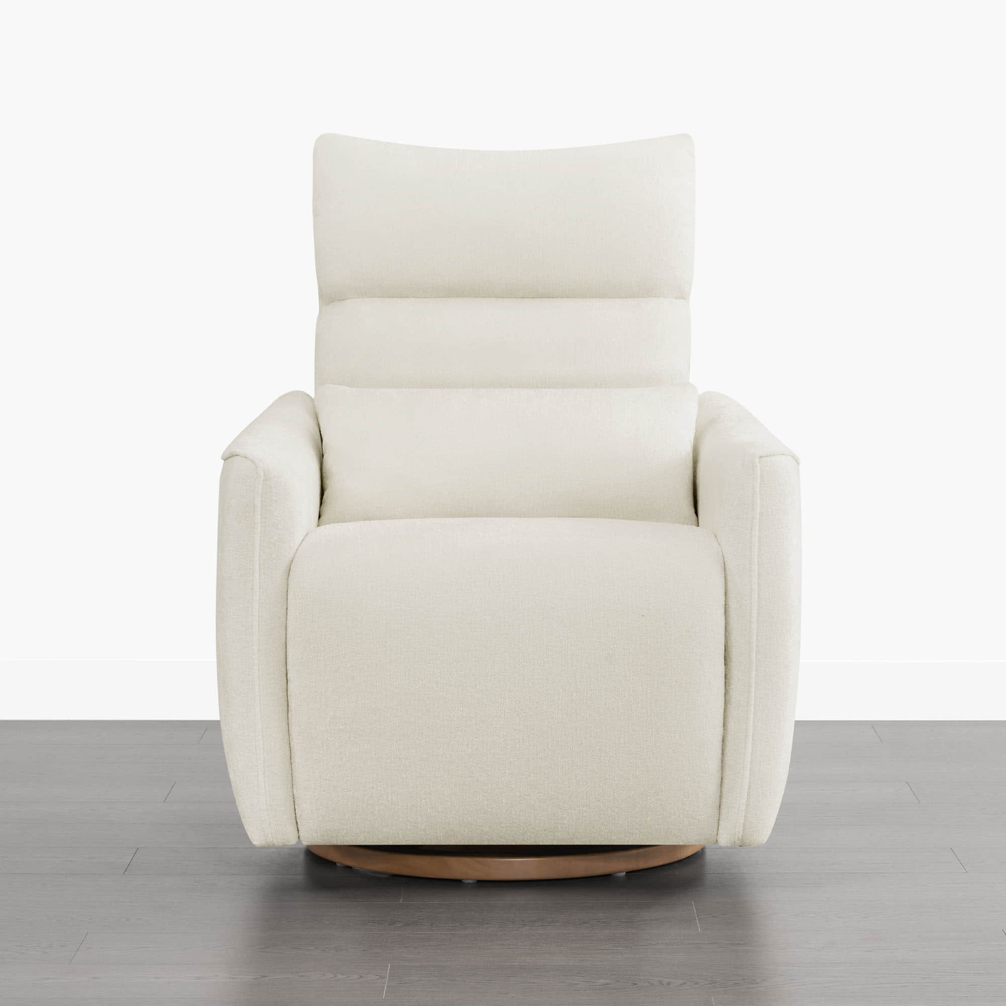 Janice Power Swivel Nursery Glider Recliner with Power Headrest