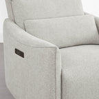 Janice Power Swivel Nursery Glider Recliner with Power Headrest