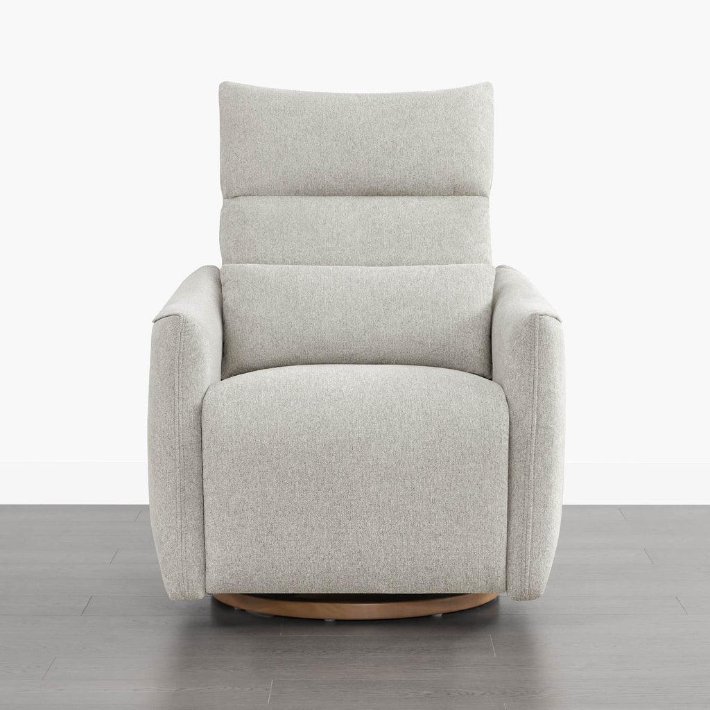Janice Power Swivel Nursery Glider Recliner with Power Headrest