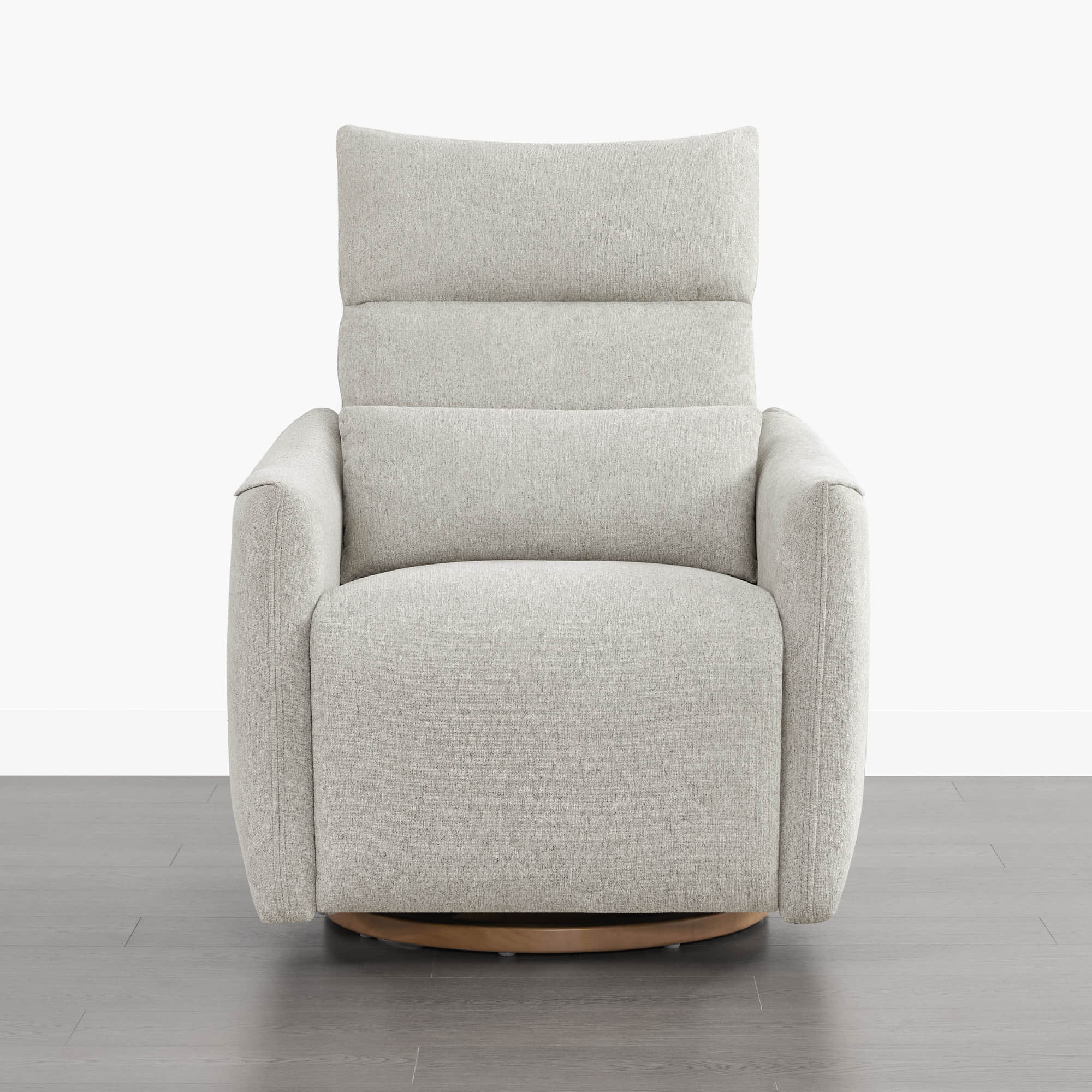 Janice Power Swivel Nursery Glider Recliner with Power Headrest