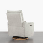 Janice Power Swivel Nursery Glider Recliner with Power Headrest