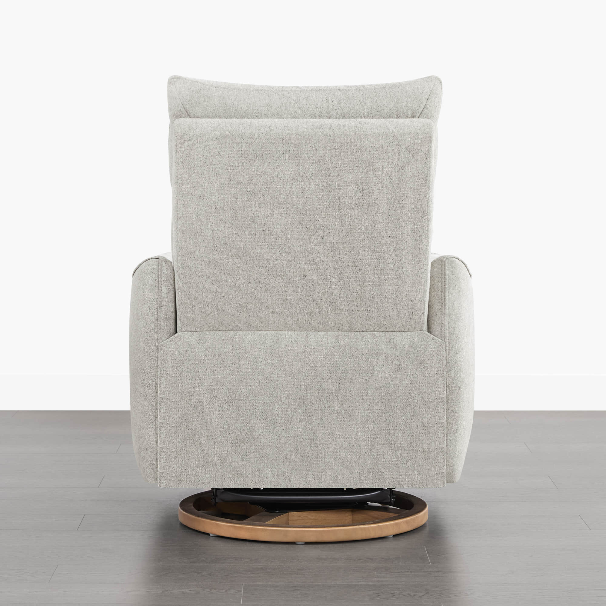 Janice Power Swivel Nursery Glider Recliner with Power Headrest