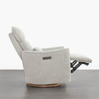 Janice Power Swivel Nursery Glider Recliner with Power Headrest