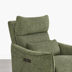 Janice Power Swivel Nursery Glider Recliner with Power Headrest