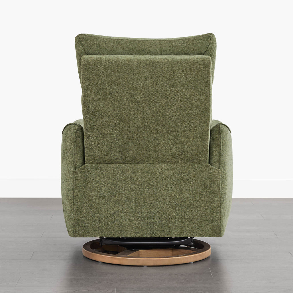 Janice Power Swivel Nursery Glider Recliner with Power Headrest