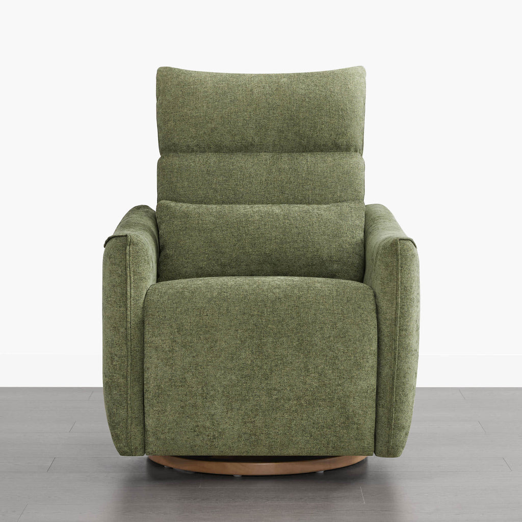 Janice Power Swivel Nursery Glider Recliner with Power Headrest