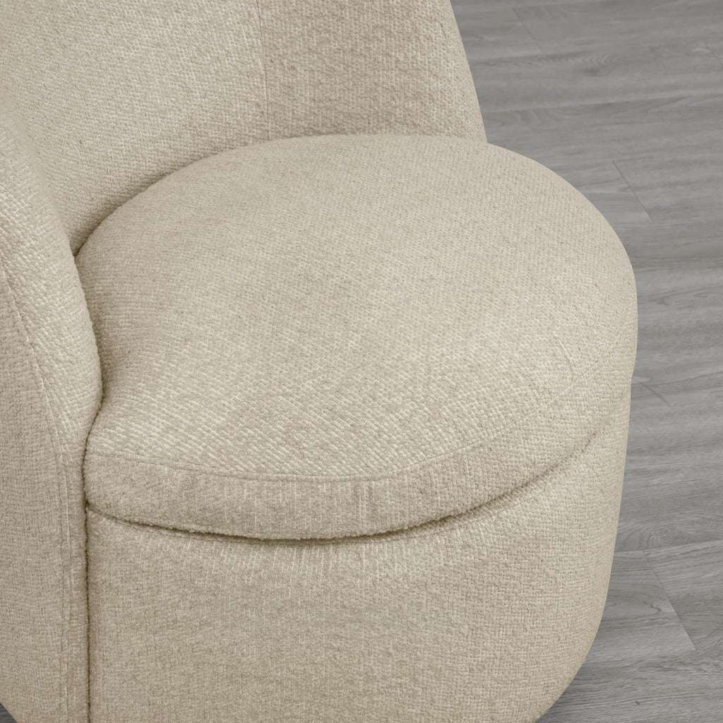 Jolie Performance Boucle Swivel Accent Chair