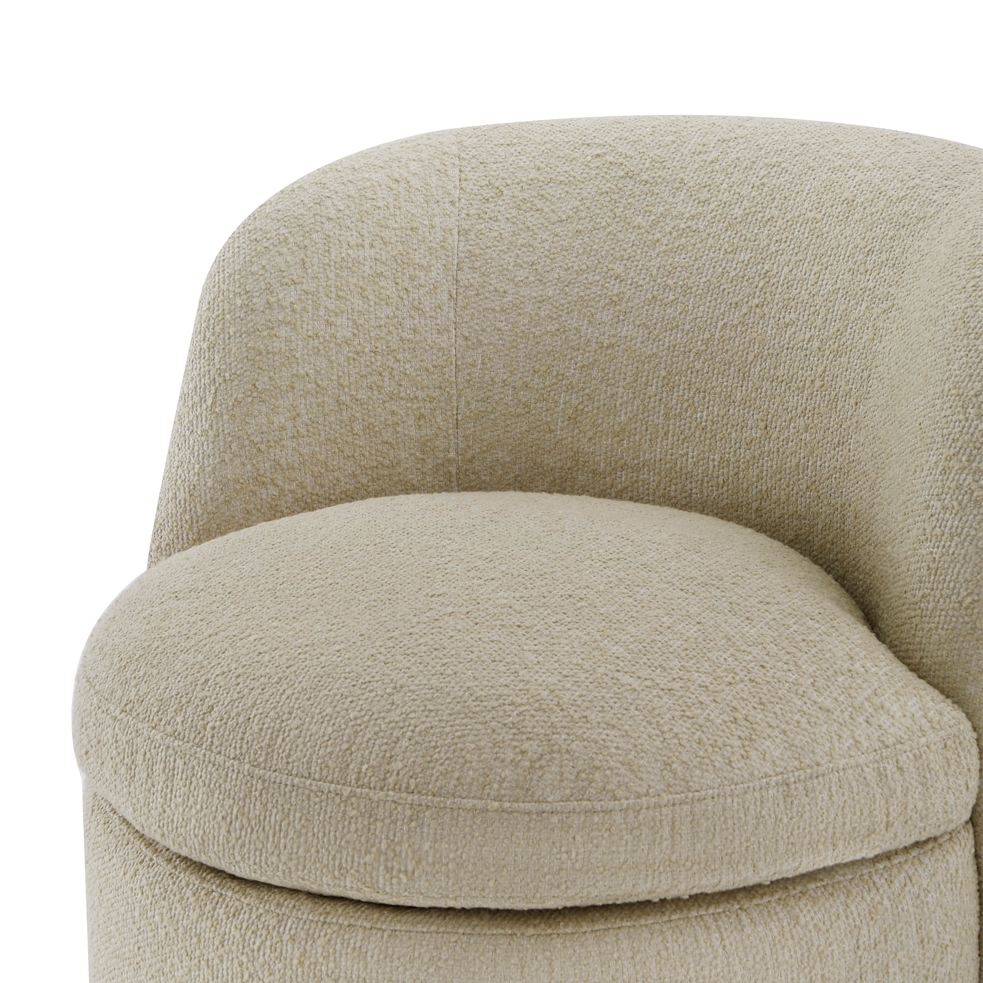 Jolie Performance Boucle Swivel Accent Chair
