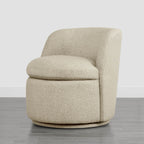Jolie Performance Boucle Swivel Accent Chair
