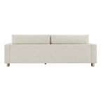 Keaton Performance Fabric 3-Seater Sofa with Ash Wood Base (99'')